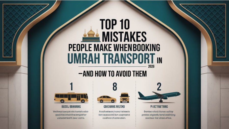 Top 10 Mistakes People Make When Booking Umrah Transport in 2026